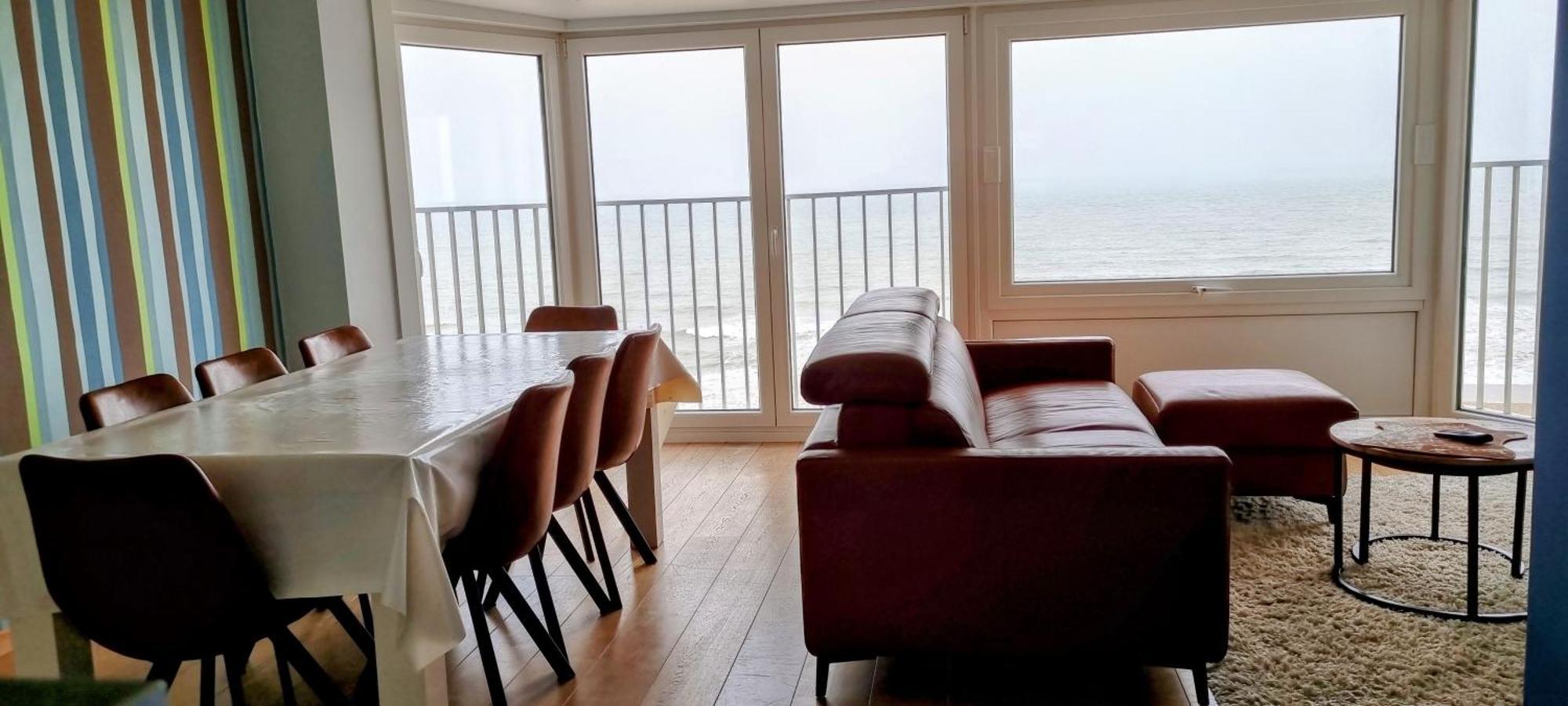 Zeedijk 241, Uitzicht Op Zee, Vue Sur La Mer Koksijde Exterior foto